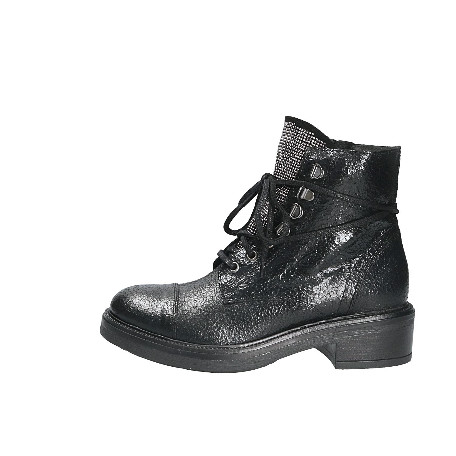 Anfibi Nero Crack Mally