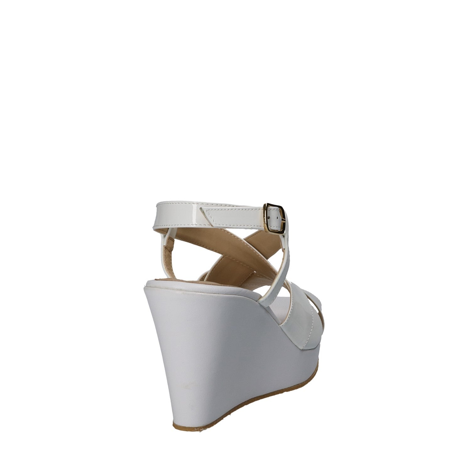 Sandali zeppa Bianco Grace Shoes