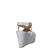 Sandali zeppa Bianco Grace Shoes