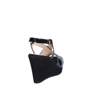 Sandali zeppa Nero Grace Shoes