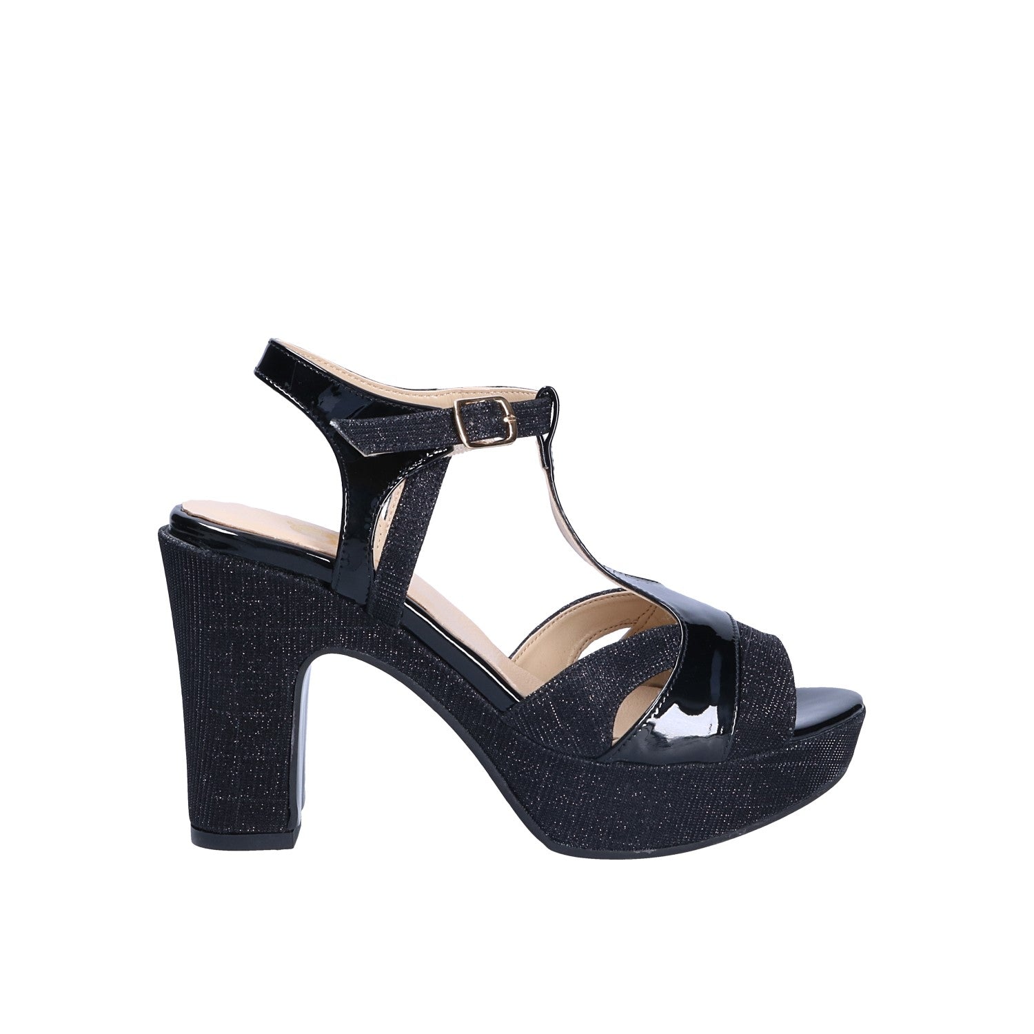 Sandali tacco Nero Grace Shoes
