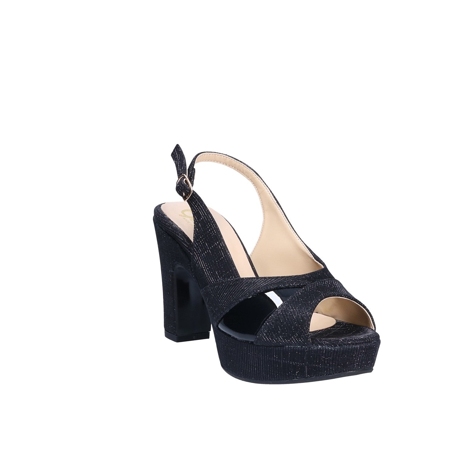 Sandali tacco Nero Grace Shoes