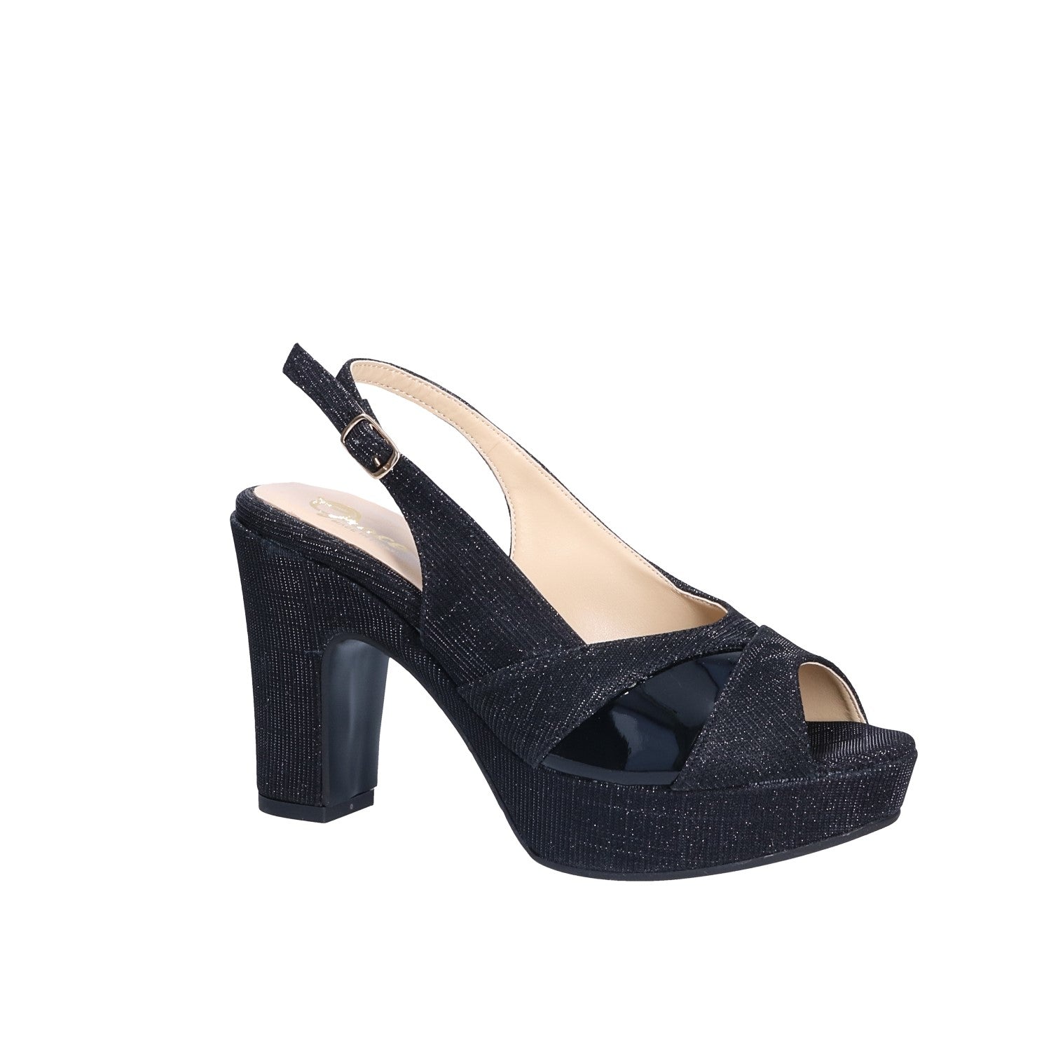 Sandali tacco Nero Grace Shoes