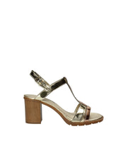 Sandali tacco Dorato The Flexx