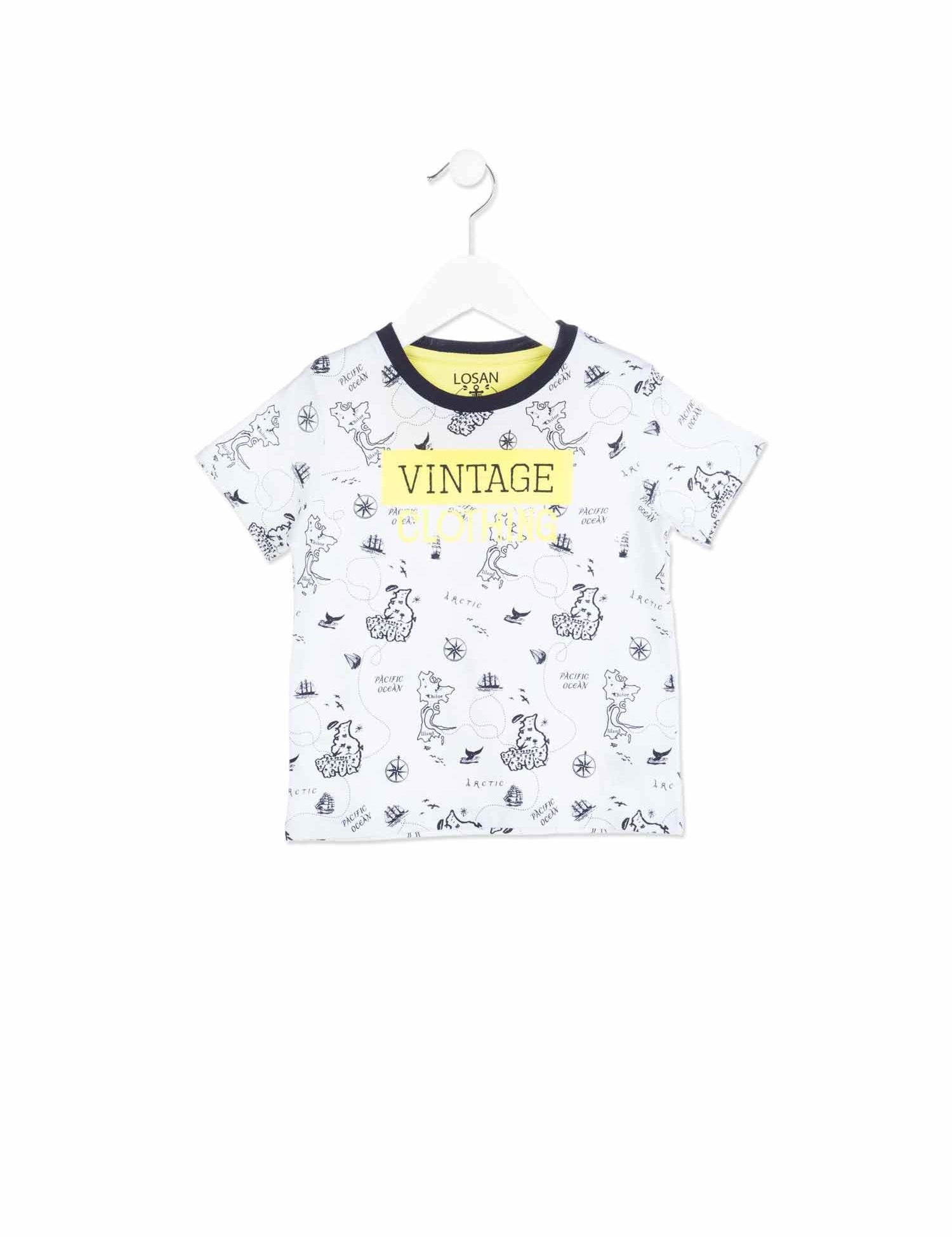 T-shirt Bianco Losan