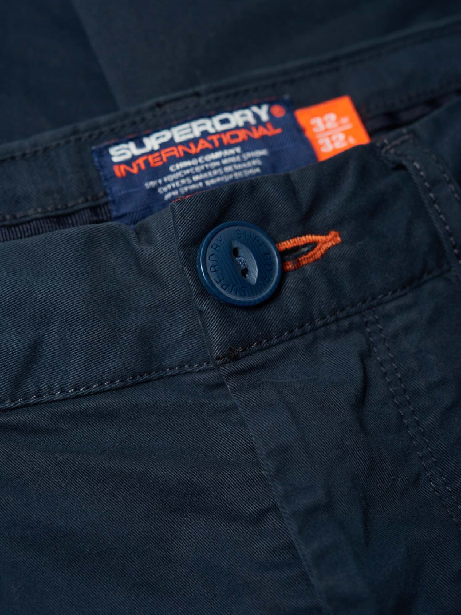 Pantaloni Blu Superdry
