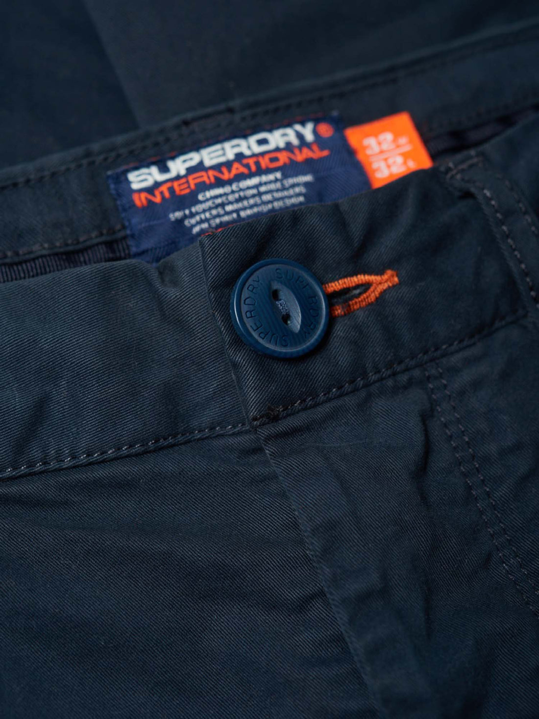 Pantaloni Blu Superdry