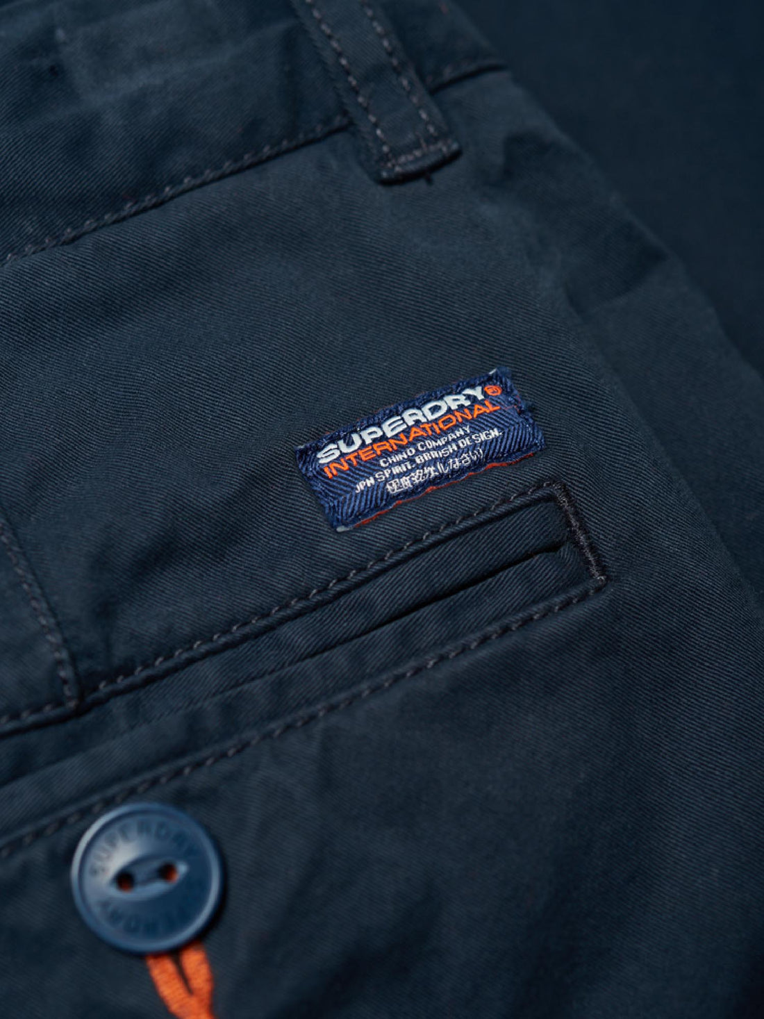 Pantaloni Blu Superdry