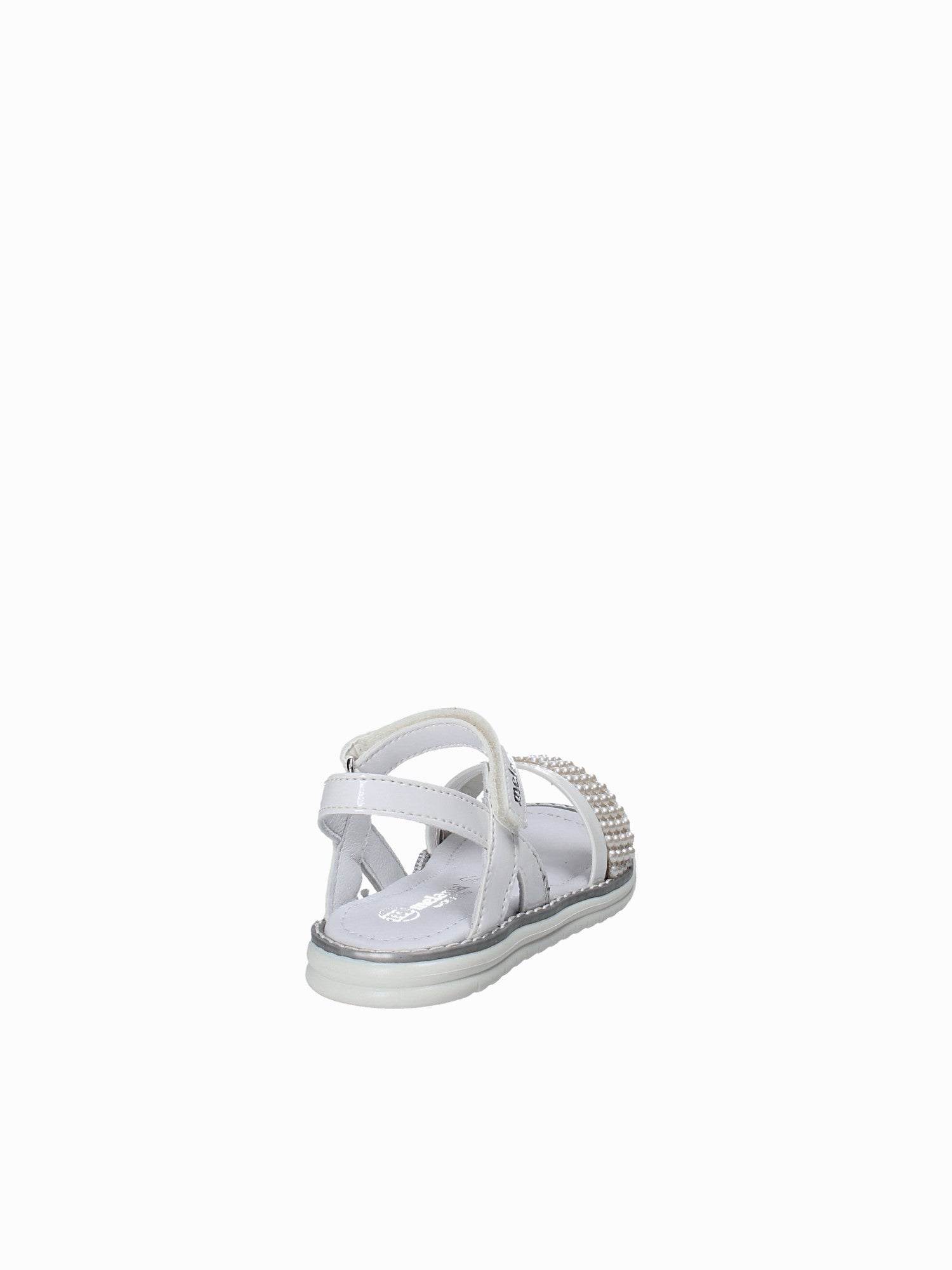 Sandali con strappi Bianco Melania