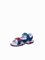 Sandali con strappi Rosso Melania