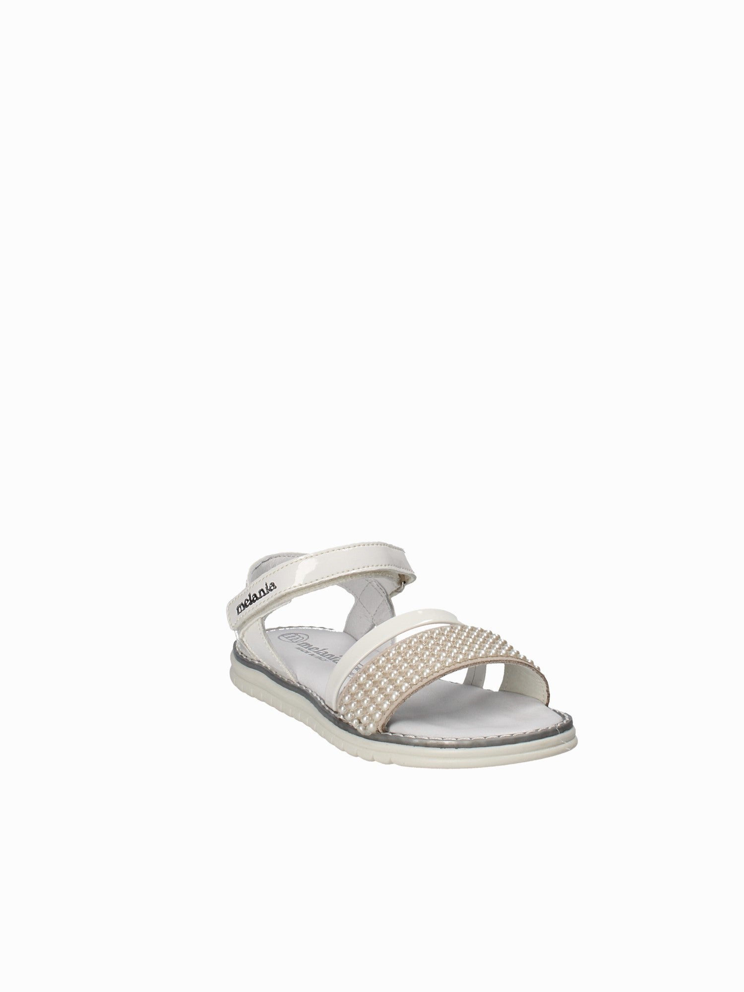 Sandali con strappi Bianco Melania