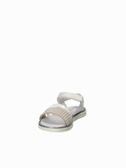 Sandali con strappi Bianco Melania