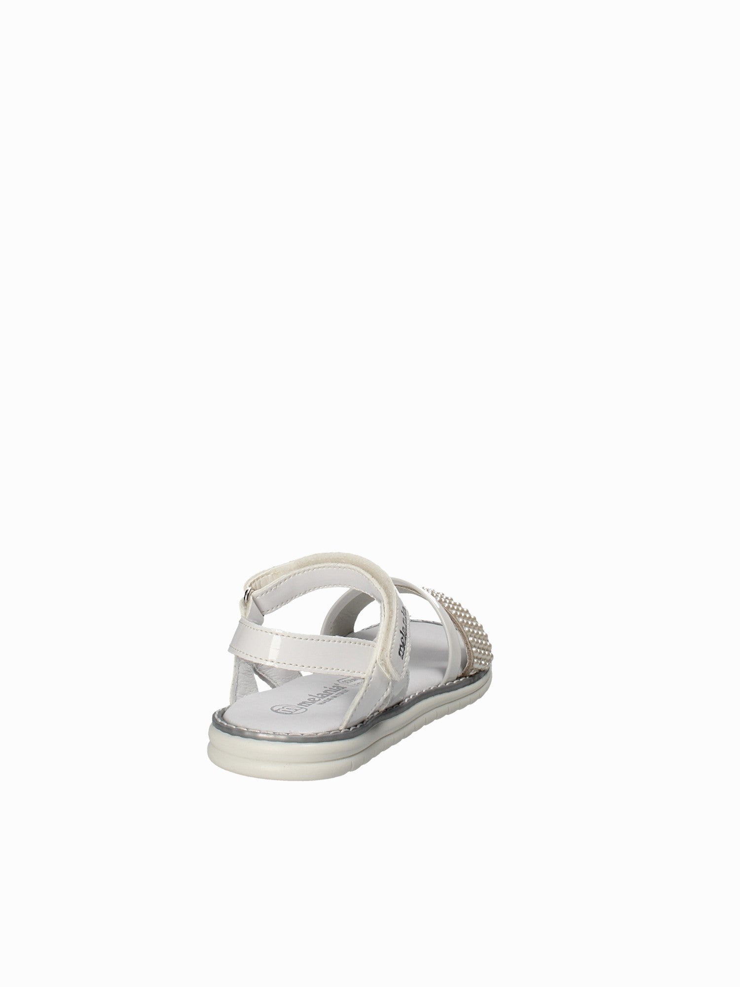 Sandali con strappi Bianco Melania