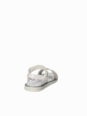 Sandali con strappi Bianco Melania