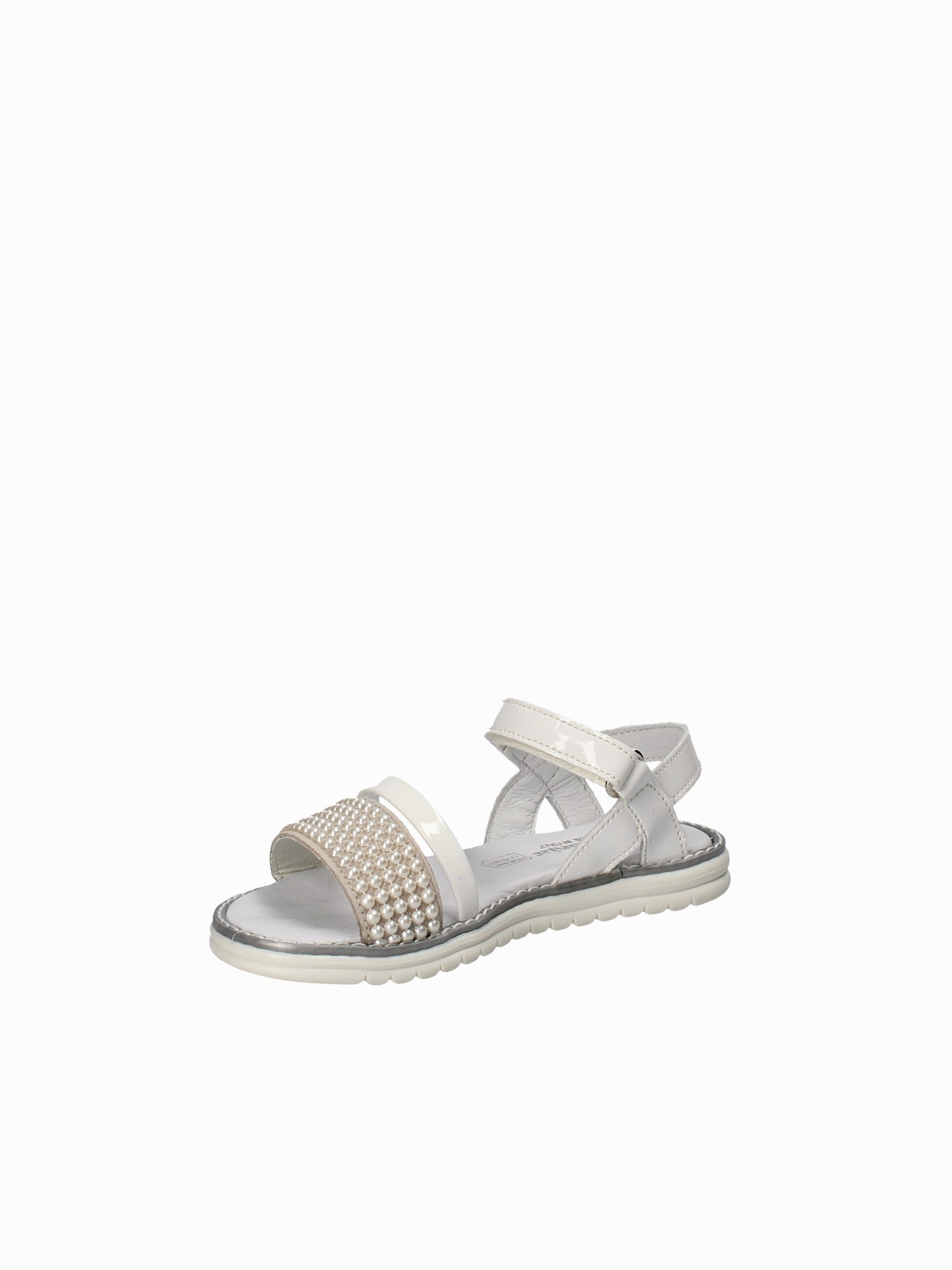 Sandali con strappi Bianco Melania