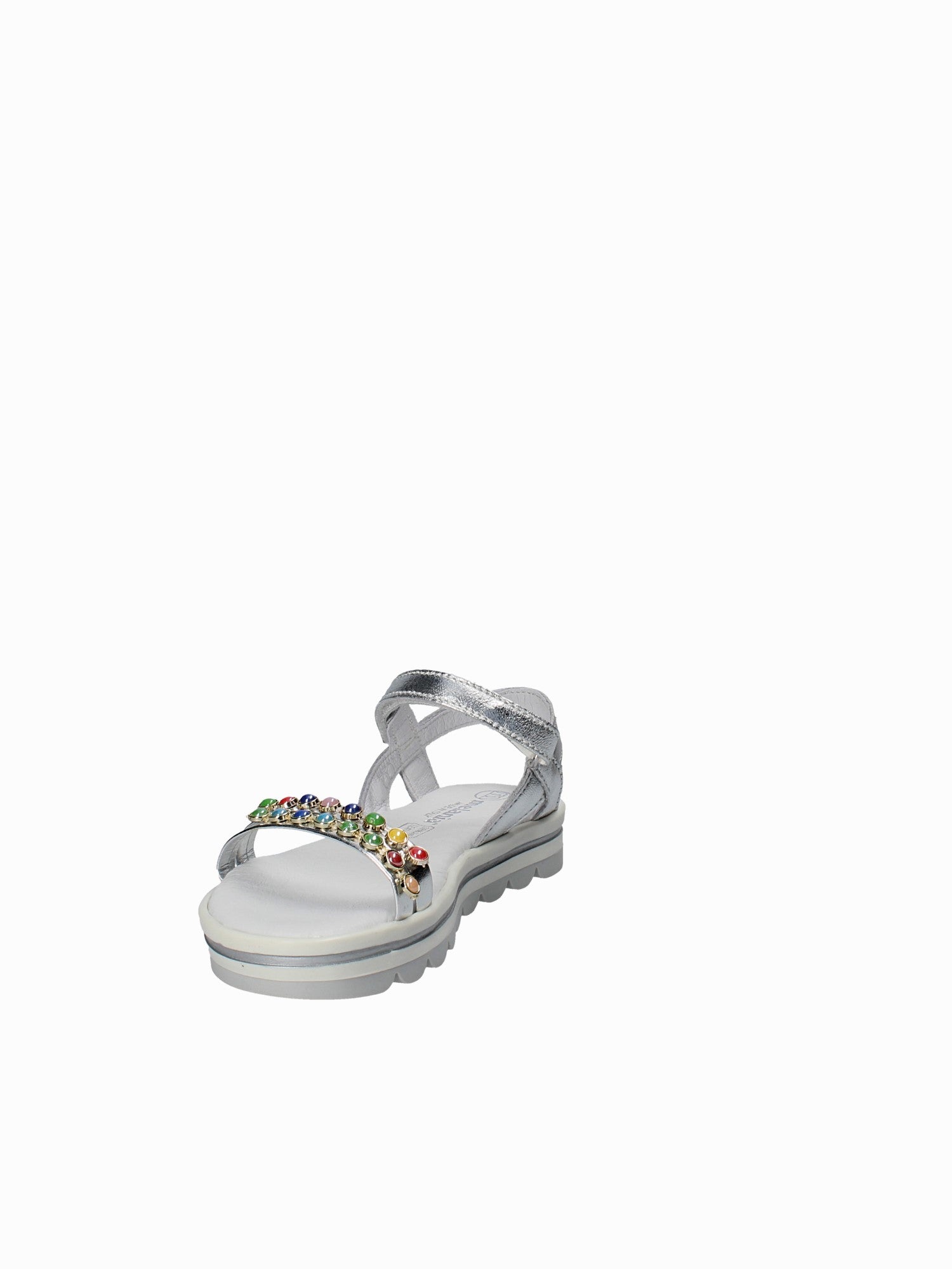 Sandali con strappi Grigio Melania