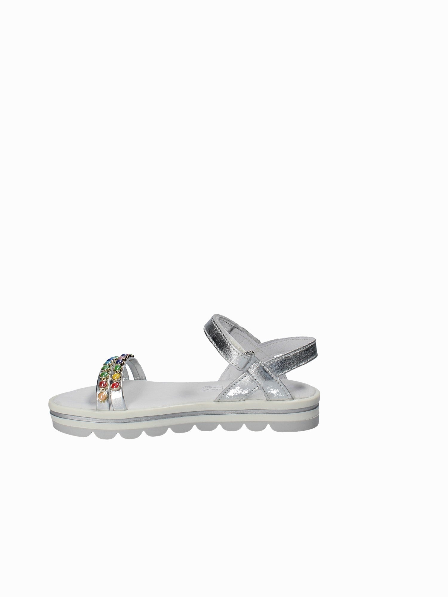 Sandali con strappi Grigio Melania