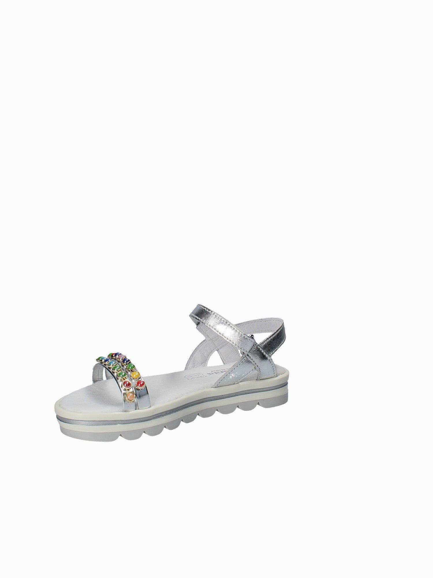 Sandali con strappi Grigio Melania