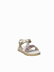 Sandali con strappi Giallo Melania