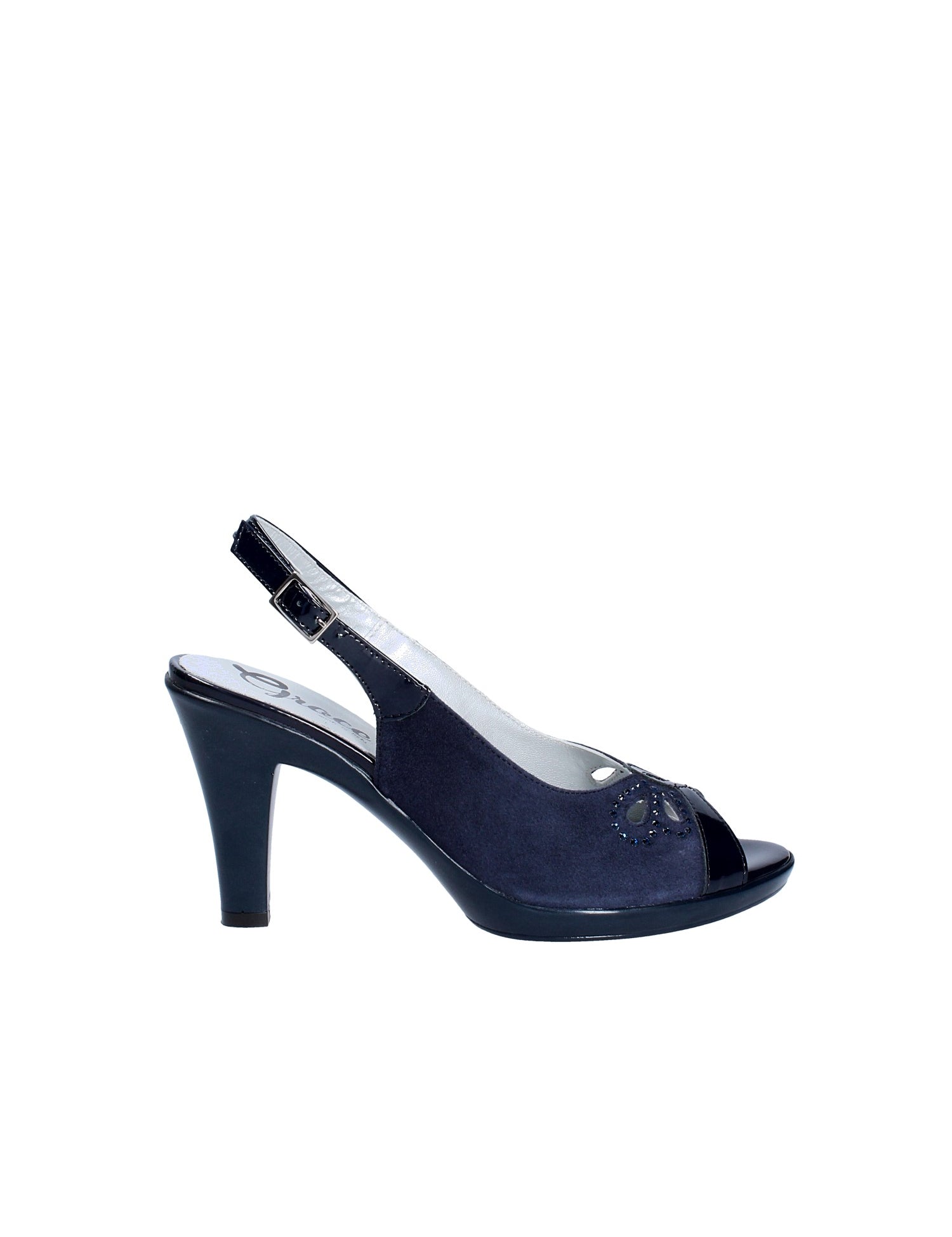 Sandali tacco Blu Grace Shoes