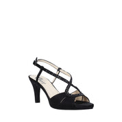 Sandali tacco Nero Raso Ne Grace Shoes