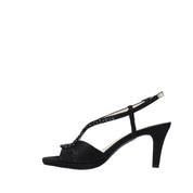 Sandali tacco Nero Raso Ne Grace Shoes