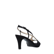 Sandali tacco Nero Raso Ne Grace Shoes