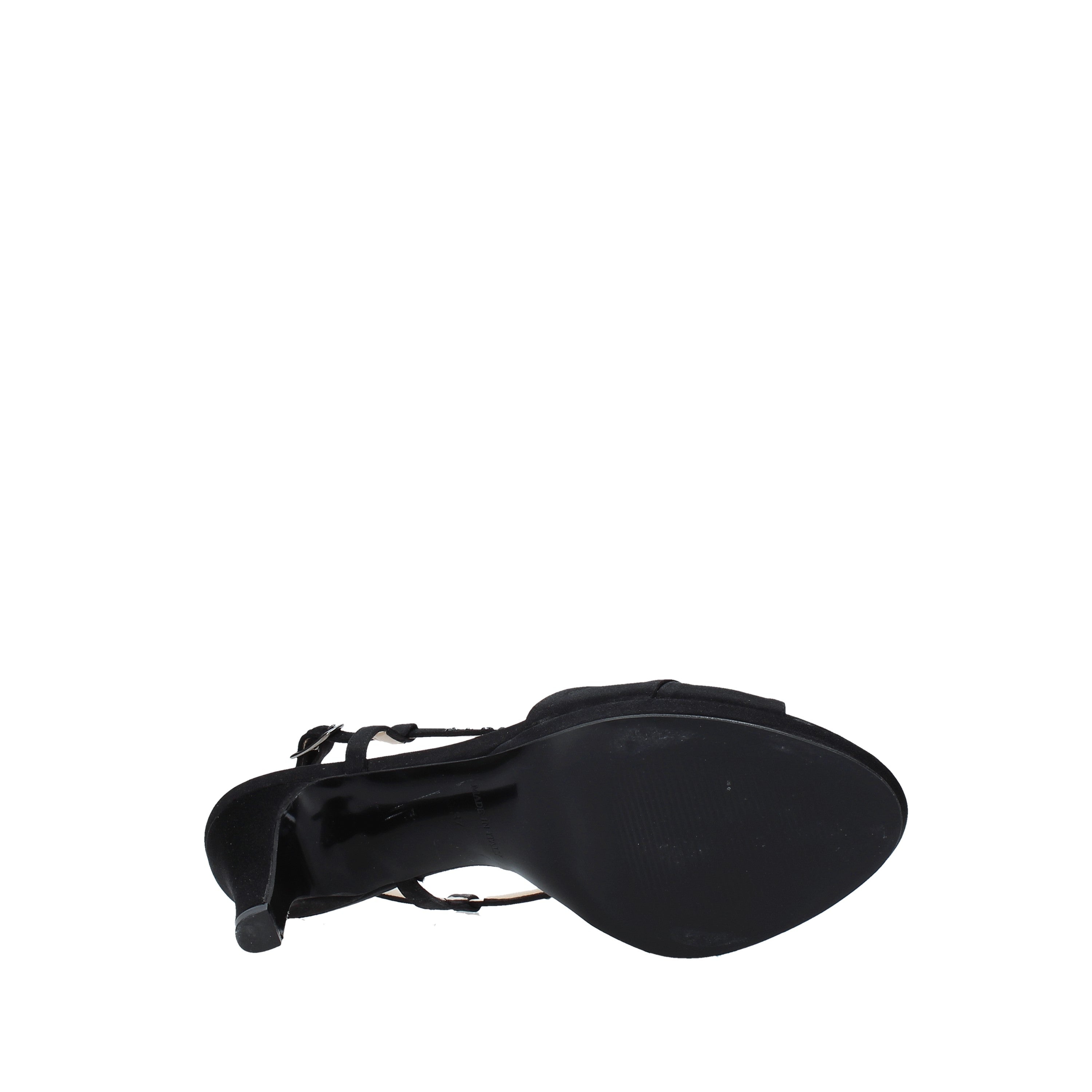 Sandali tacco Nero Raso Ne Grace Shoes