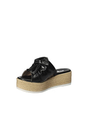 Sandali zeppa Nero Pregunta