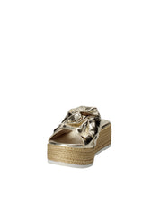 Sandali zeppa Giallo Pregunta