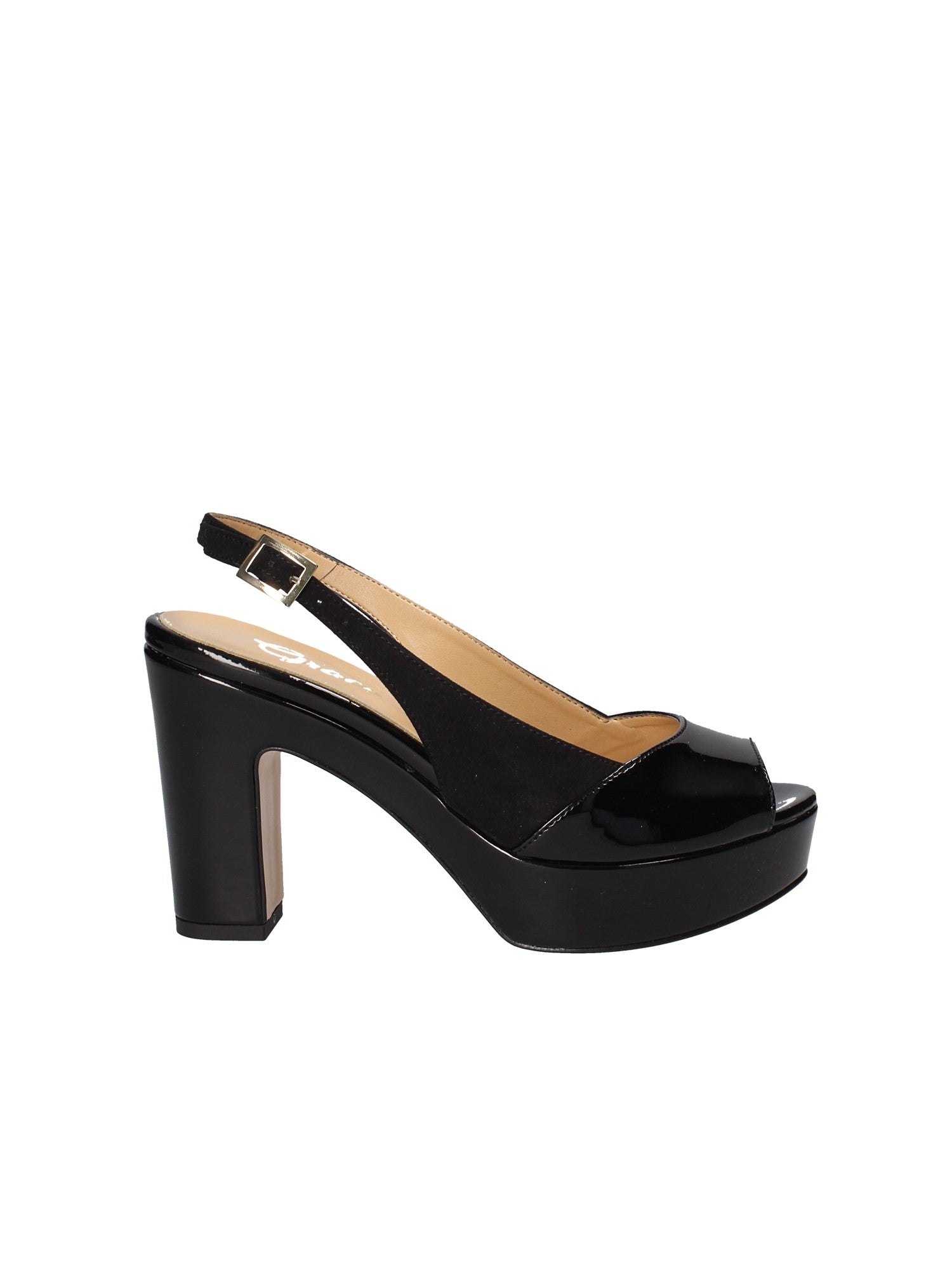 Sandali tacco Nero Grace Shoes