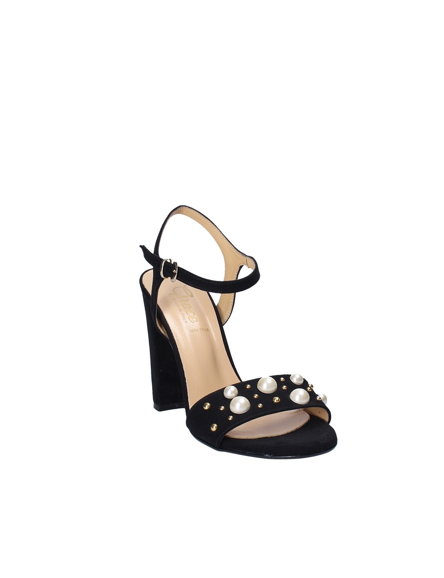 Sandali tacco Nero Grace Shoes