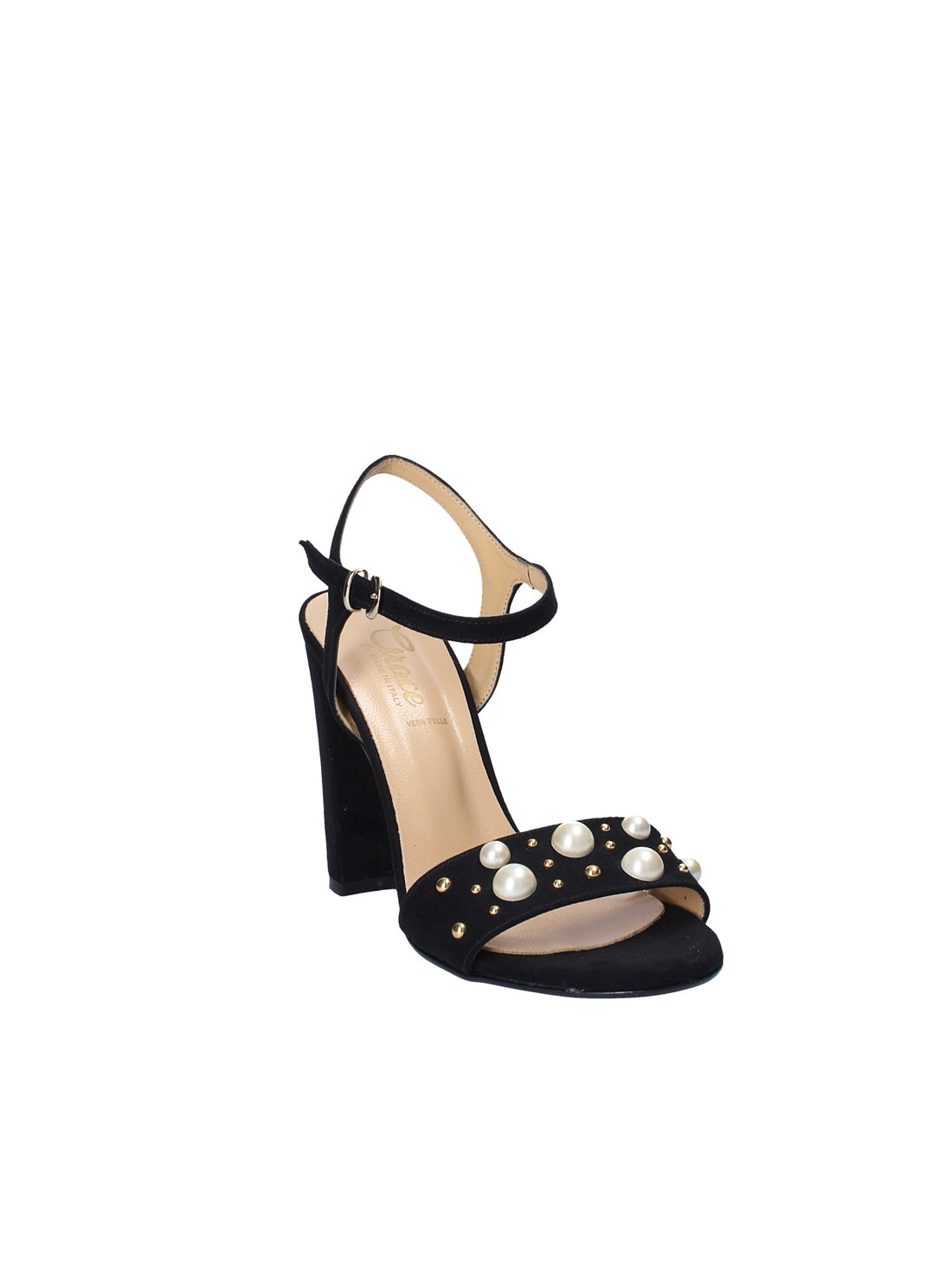 Sandali tacco Nero Grace Shoes