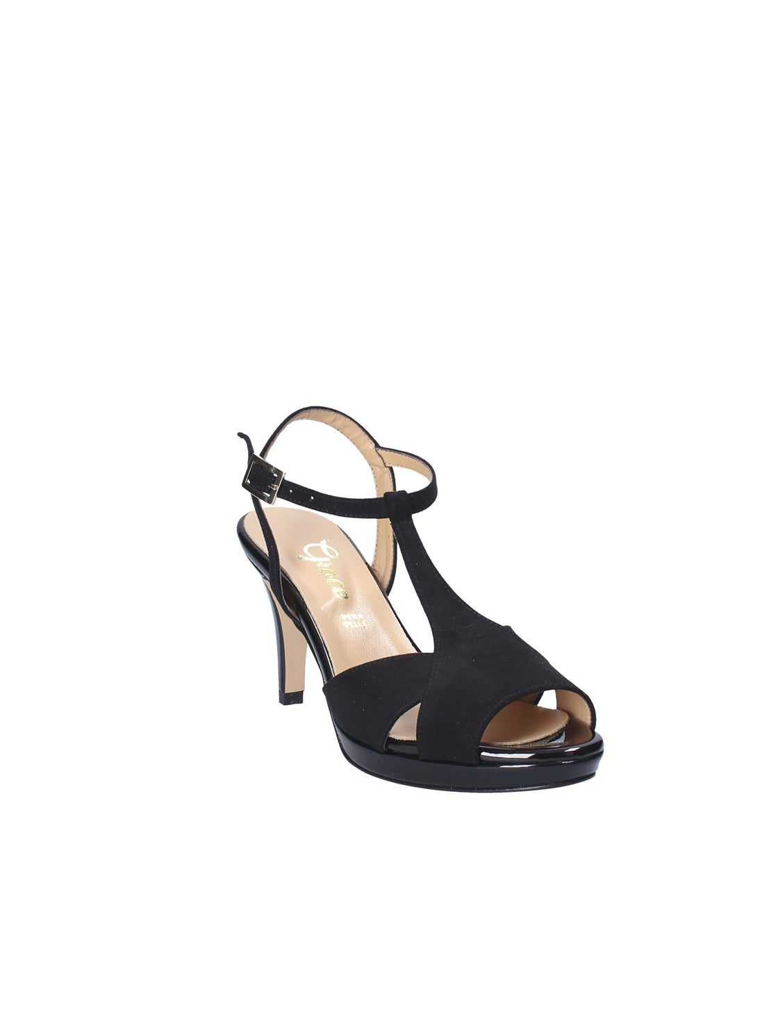 Sandali tacco Nero Grace Shoes