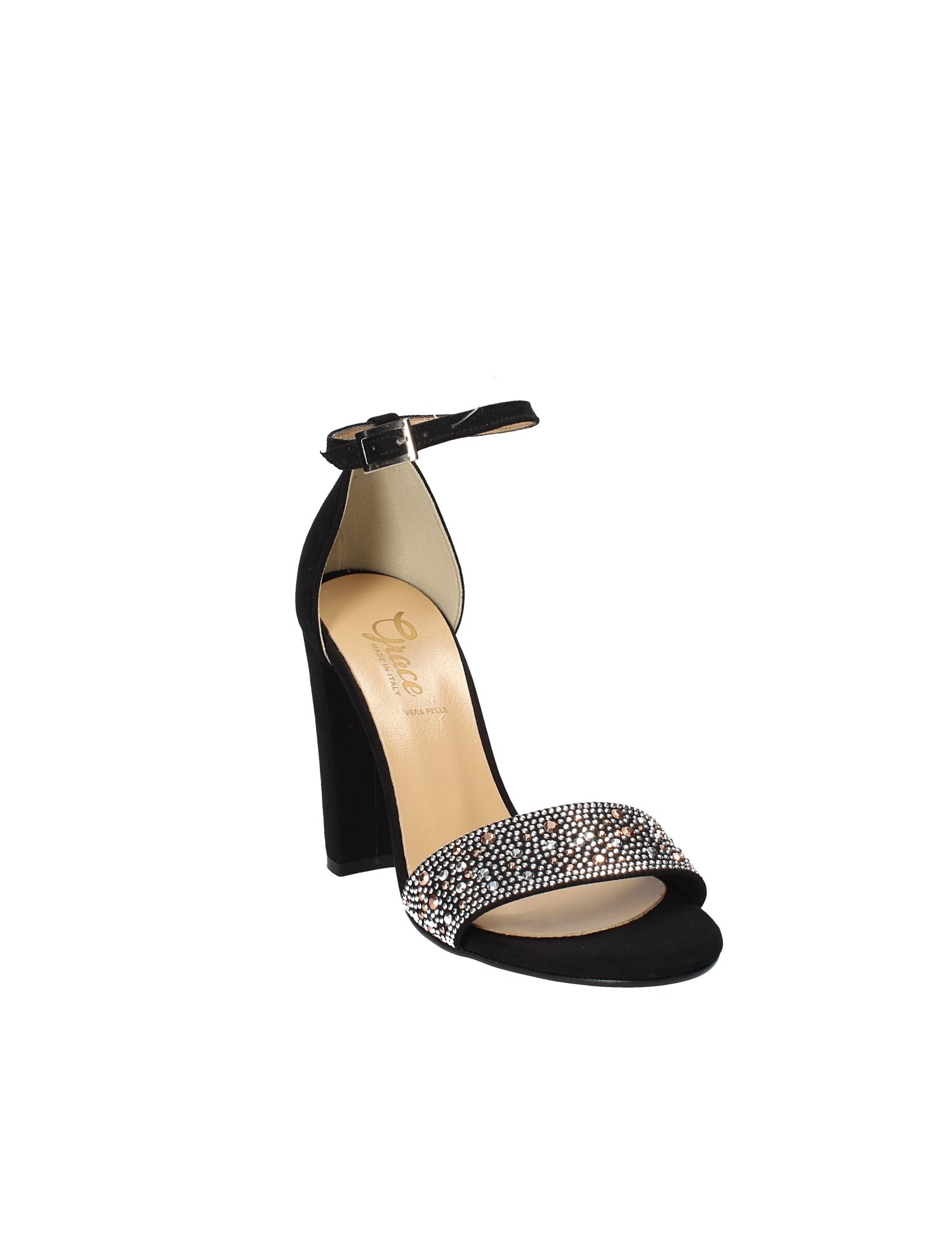 Sandali tacco Nero Grace Shoes