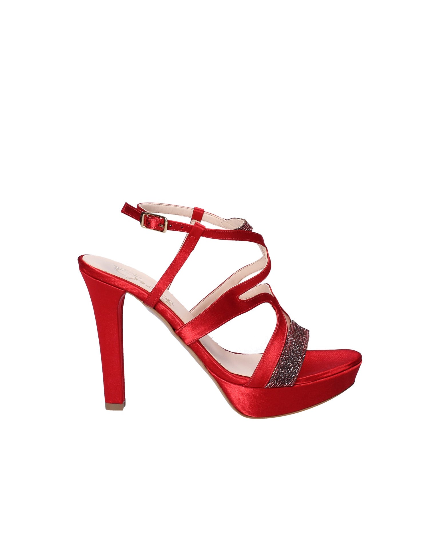 Sandali tacco Rosso Grace Shoes
