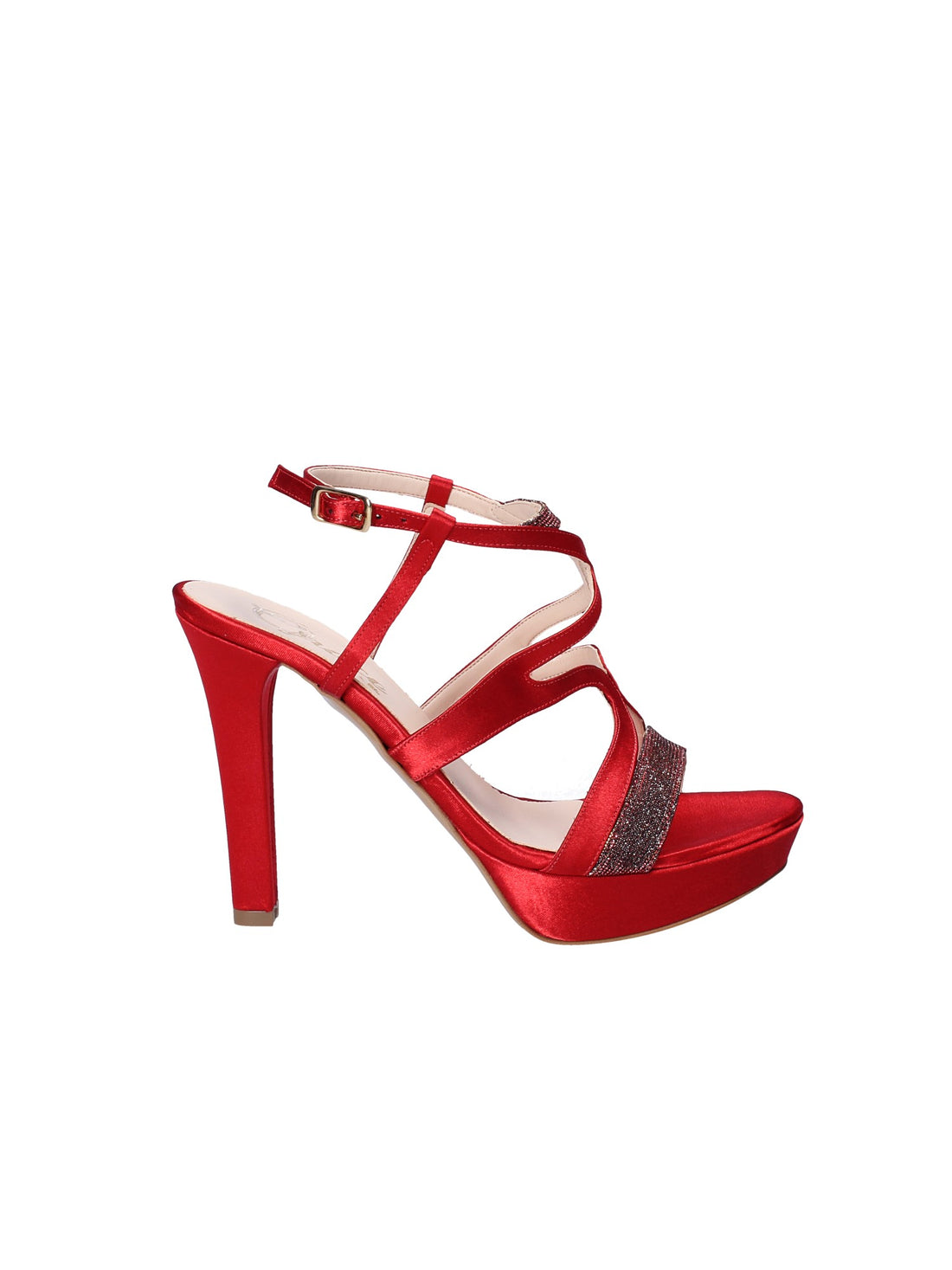 Sandali tacco Rosso Grace Shoes