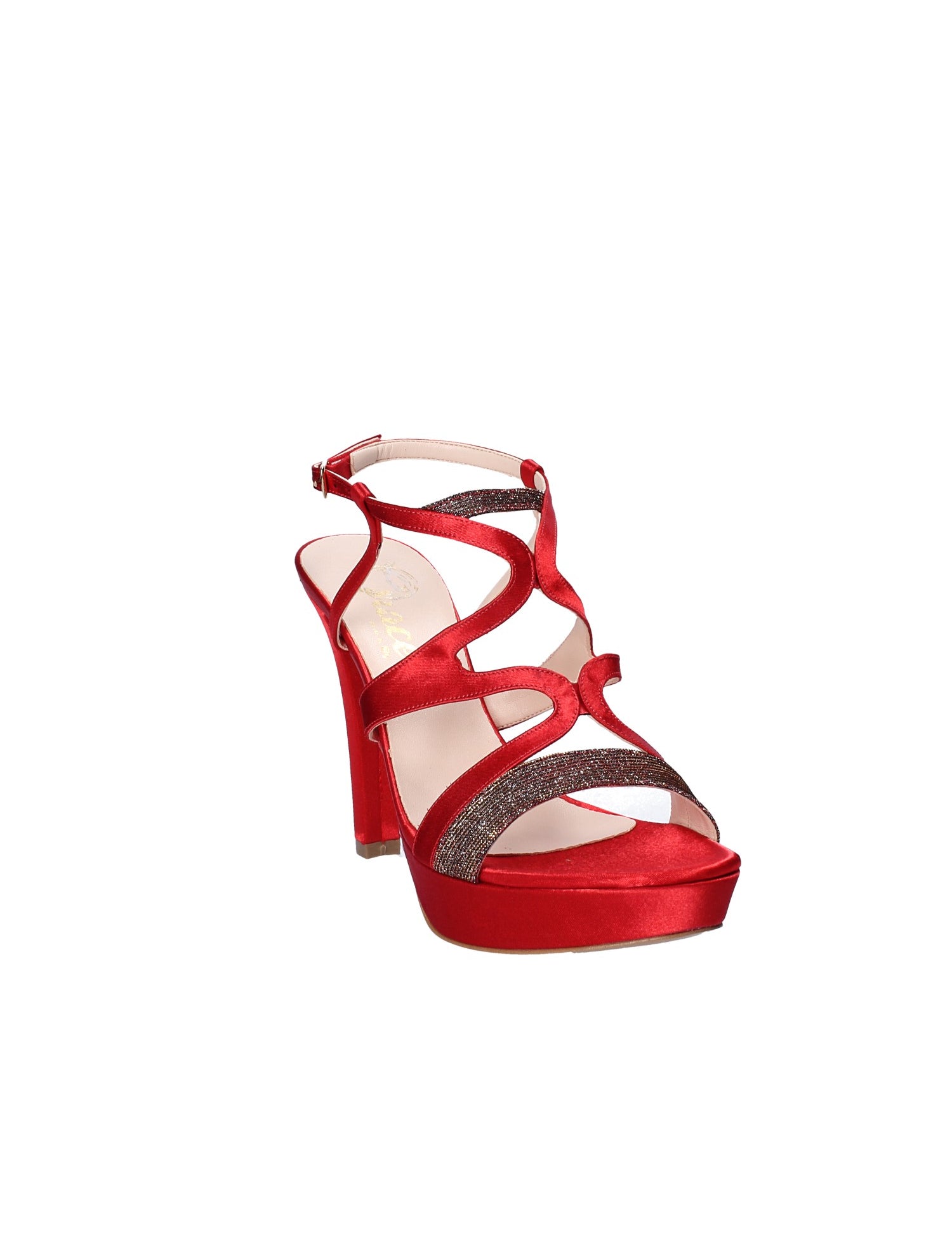 Sandali tacco Rosso Grace Shoes
