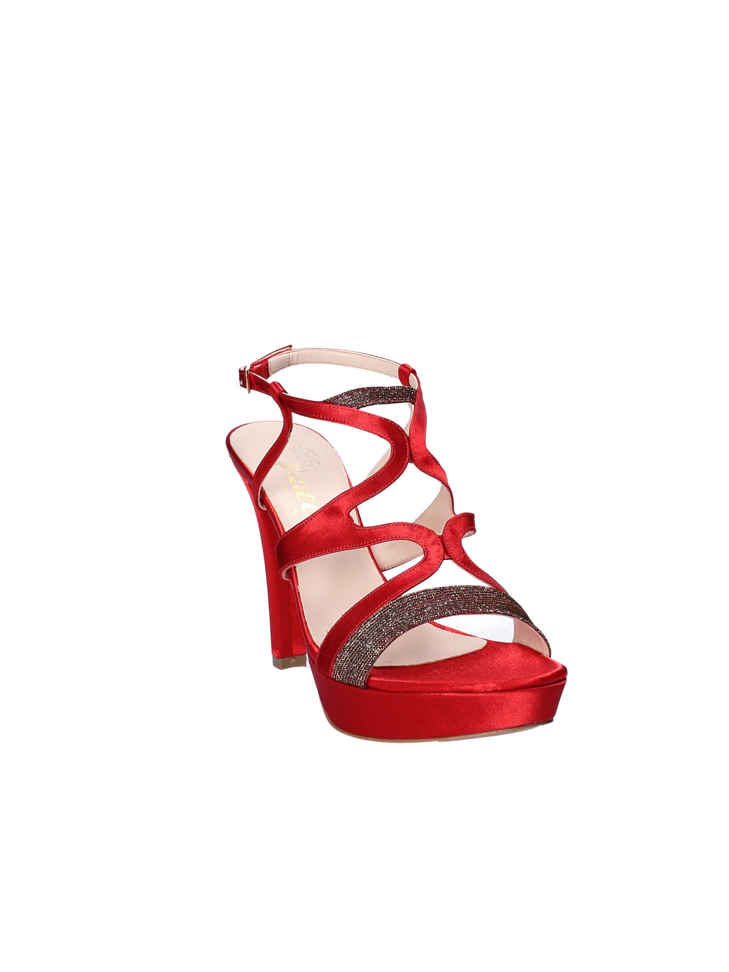 Sandali tacco Rosso Grace Shoes