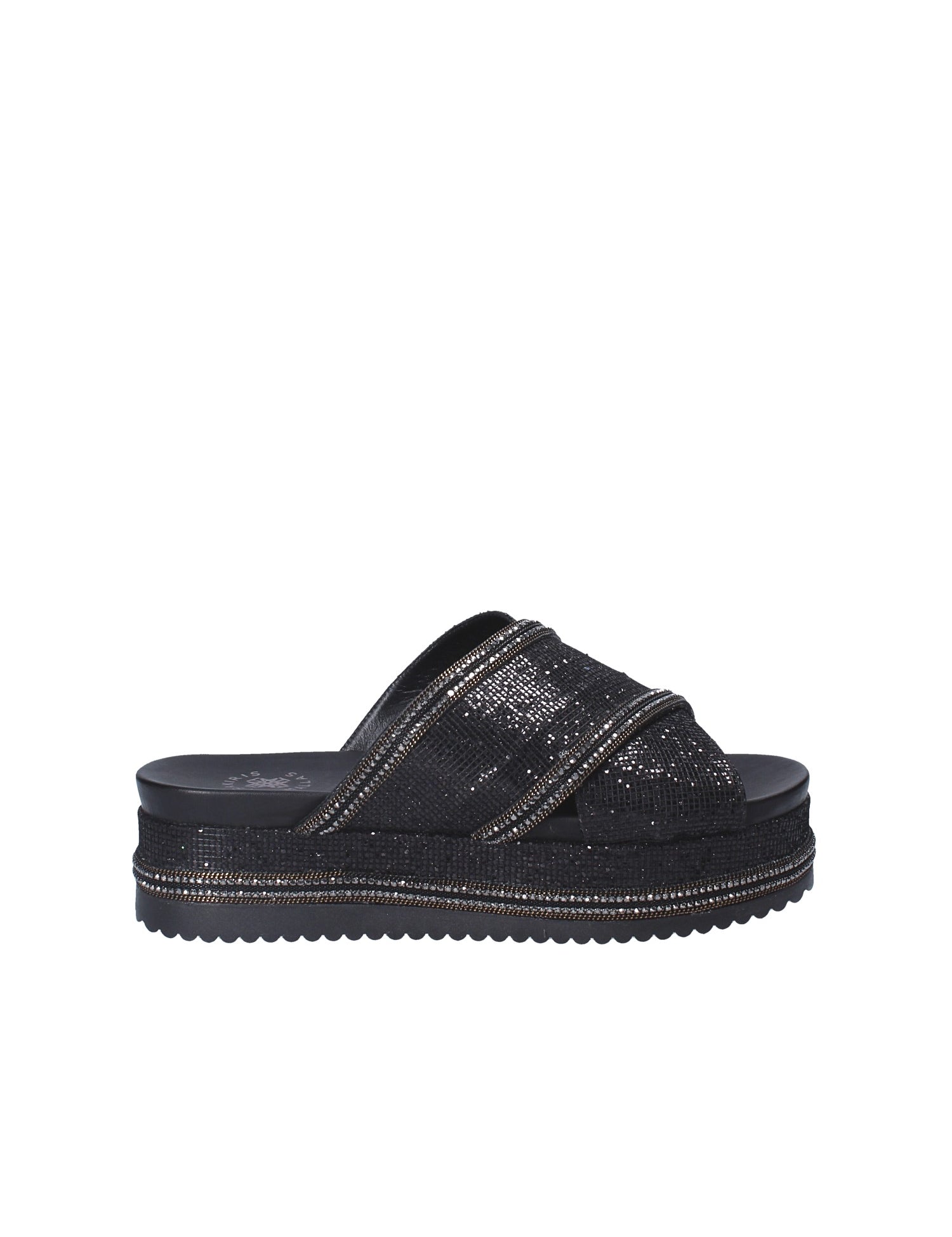 Sandali zeppa Nero Exe'