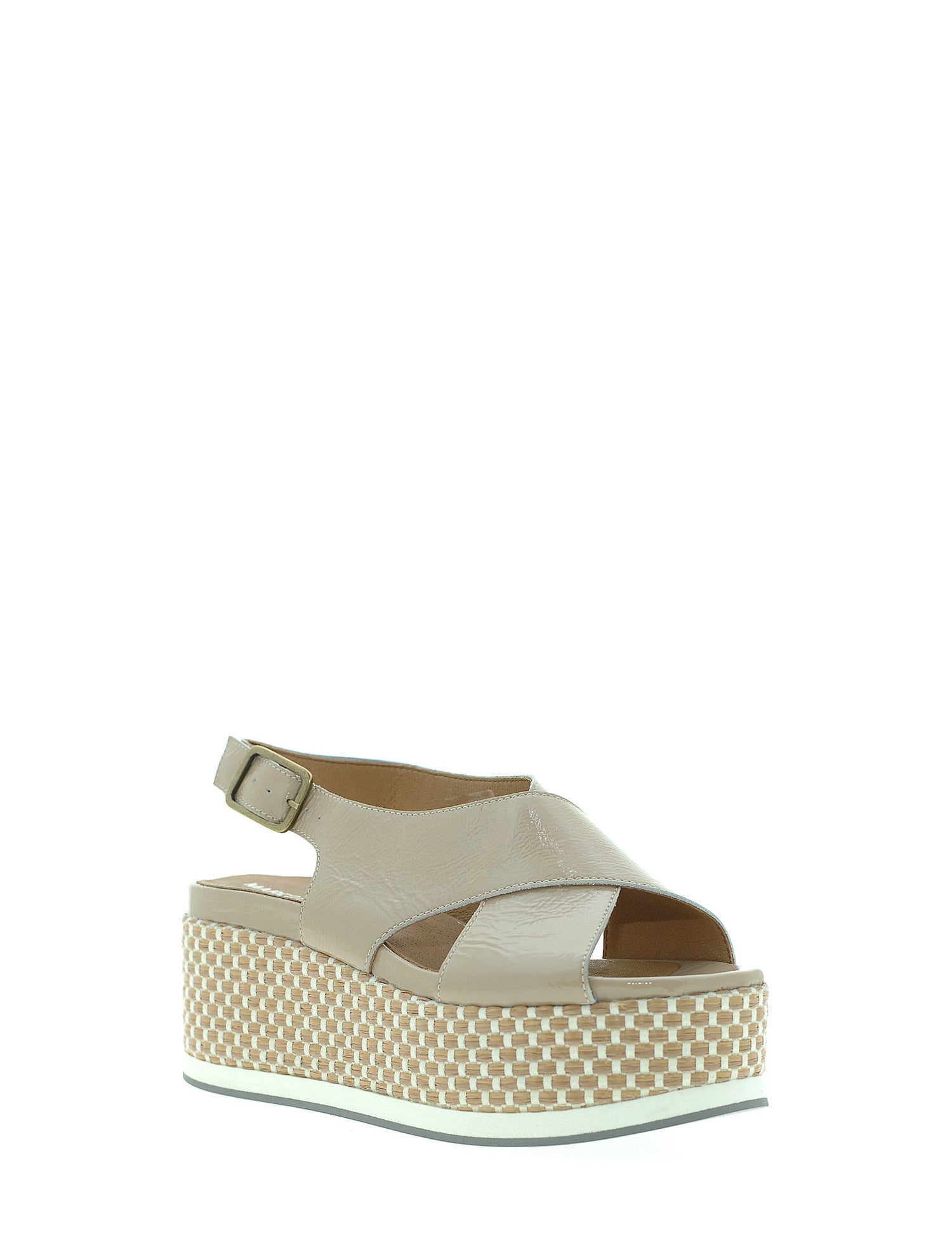 Sandali zeppa Beige Marco Ferretti