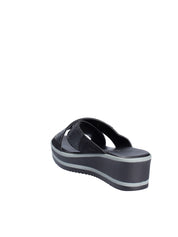 Sandali zeppa Nero Grace Shoes
