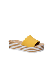 Sandali zeppa Giallo Grace Shoes