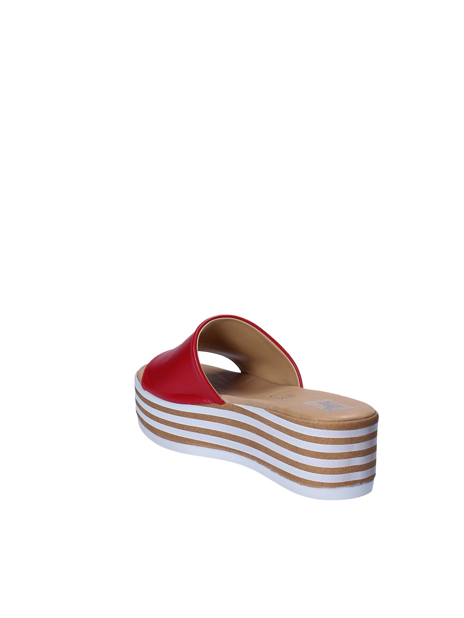 Sandali zeppa Rosso Grace Shoes