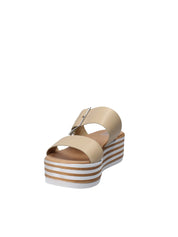 Sandali zeppa Beige Grace Shoes