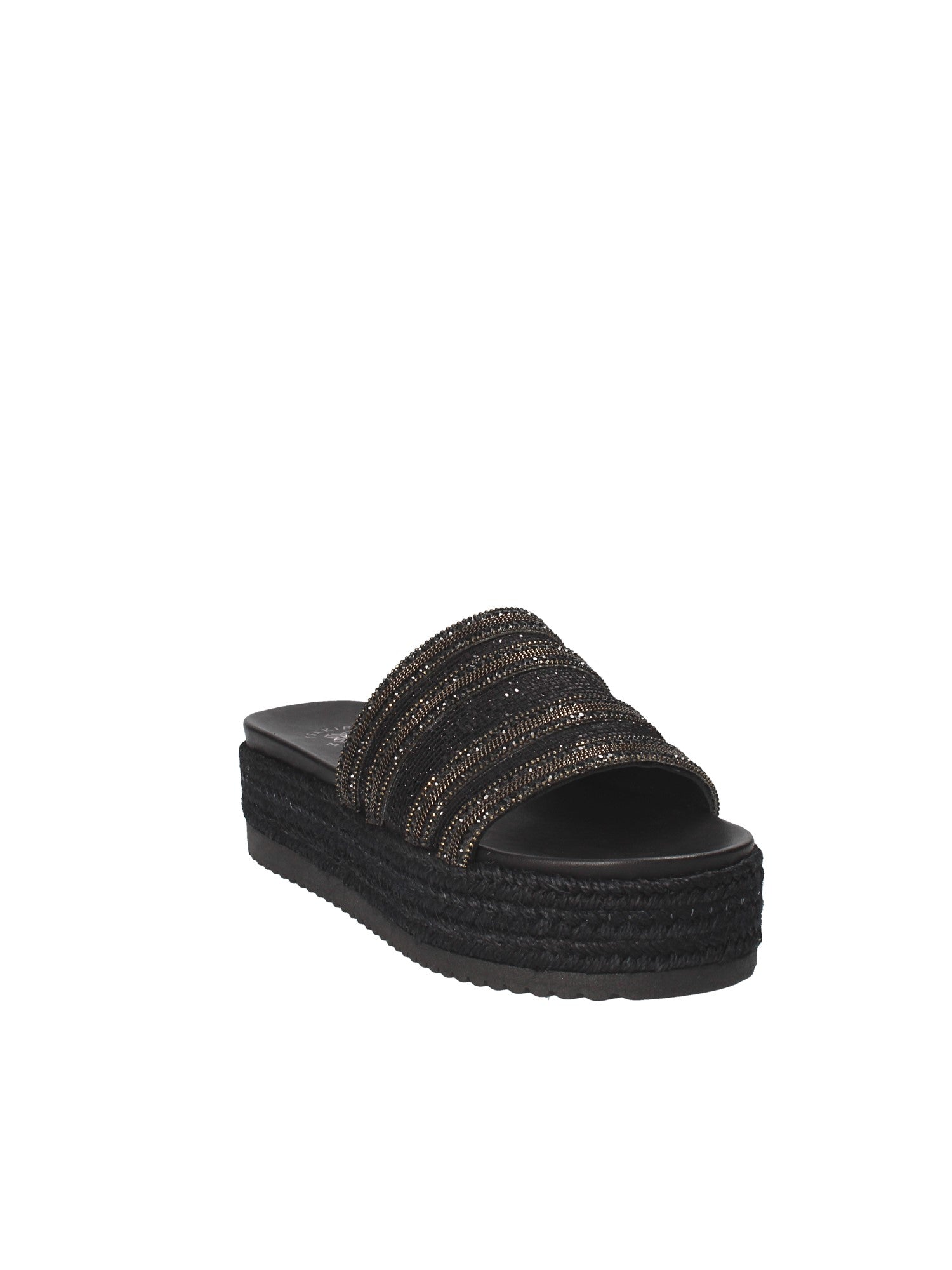 Sandali zeppa Nero Exe'