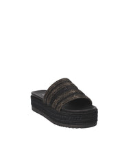 Sandali zeppa Nero Exe'