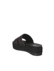 Sandali zeppa Nero Exe'