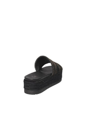 Sandali zeppa Nero Exe'