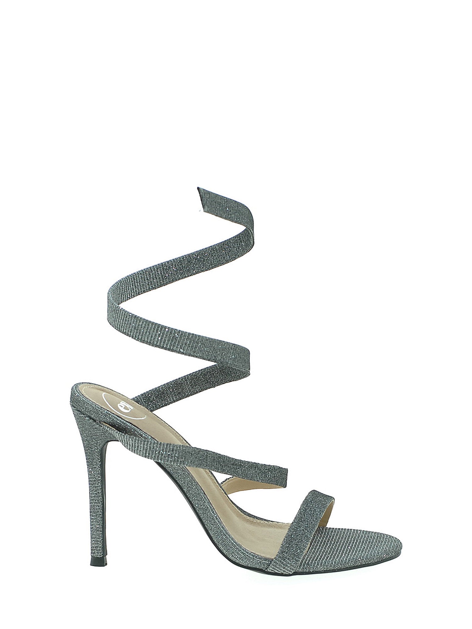 Sandali tacco Argentato Exe'